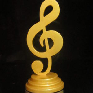 treble clef custom award