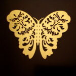 flowered butterfly