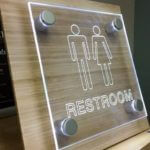 acrylic office stand-off signs